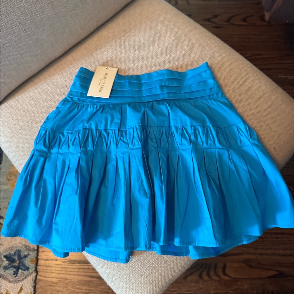 Ramy Brook Electric Blue Mini Skirt